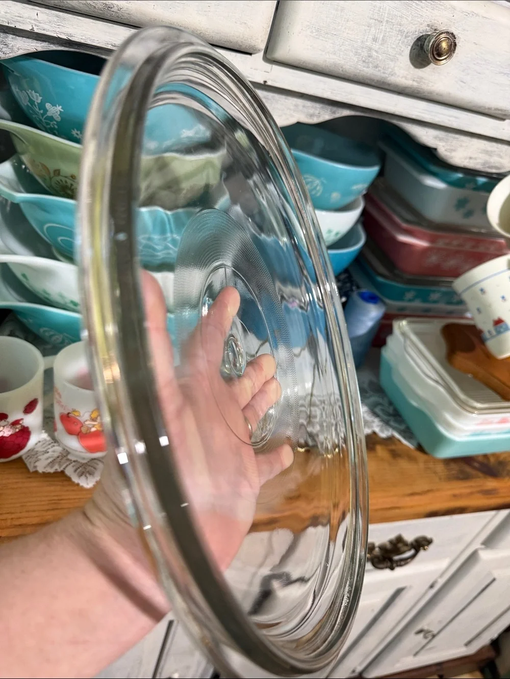 Pyrex Clear Glass replacement Lid for BIG BERTHA 664
